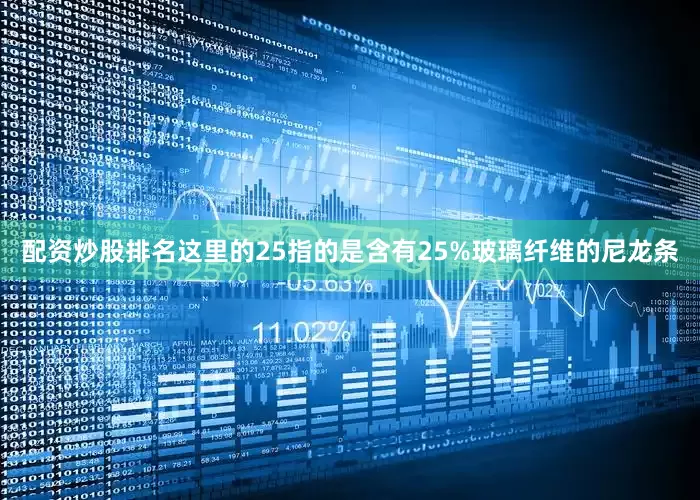 配资炒股排名这里的25指的是含有25%玻璃纤维的尼龙条