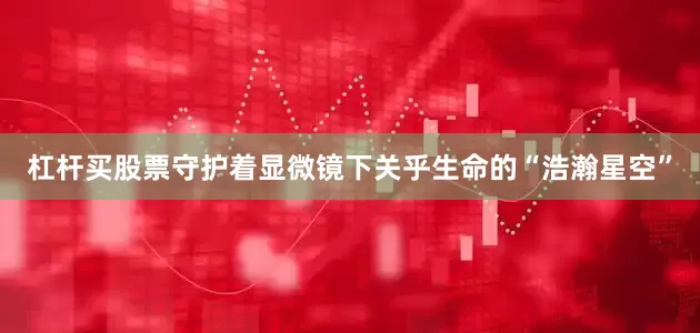 杠杆买股票守护着显微镜下关乎生命的“浩瀚星空”